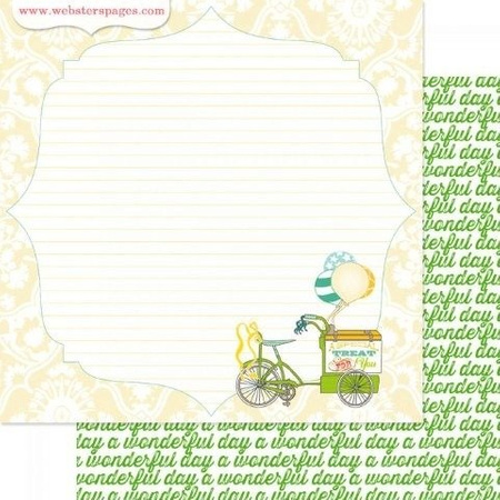 Papier do scrapbookingu dwustronny 30,5 x 30,5 cm PARTY TIME 12 szt. webster`s pages